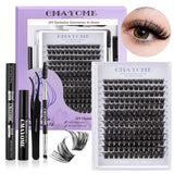 DIY Boxed Segment False Eyelashes Suit Double-headed Glue