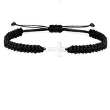 Simple And Fashionable Woven Rope Bracelet Cross