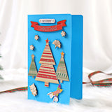 DIY Greeting Card Christmas Creative Handmade Cute Cartoon Message