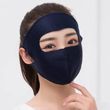 Summer ice silk breathable mask female sunscreen full face mask