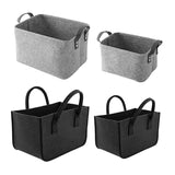 Felt storage basket