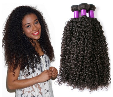 Brazilian Virgin Human Hair Kinky Curly Brazil Real Wig Hair Curtain