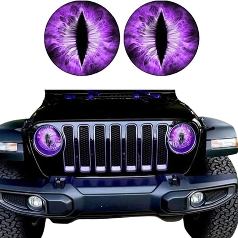 Beast Eye Headlight Decal Decoration