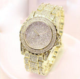 Simple Diamond British Fashion Alloy Fashion Steel Band Ladies Watch