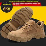 Men's Anti-smash And Anti-puncture Lightweight Wear-resistant Insulated Work Shoes