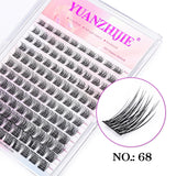 DIY Self-grafting Segmented Eyelashes Thick Natural Light Without Feeling