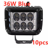 Motorcycle side flash 36W work light