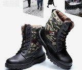 Factory direct labor safety shoes help camouflage winter high plus velvet cold warm comfortable anti smashing puncture proof shoes - UNBEATABLE STORE