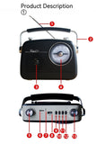 Speaker Signal Strong Stereo Portable Radio