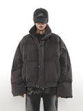 Thickening Stand Collar Short Down Jacket Couple Cotton Clothes Coat