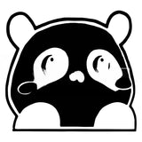 Peeking Panda Automobile Sticker Vinyl Creative Decal Cute Panda Car Accessories