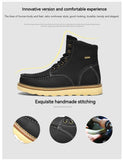 Men's British Casual Trend Fashion High-top Genuine Leather Workwear Boots