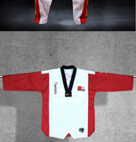 Children's TKD Uniform Long-sleeved Training Performance Costume Style Clothes