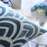 Classical embroidered home pillow without core