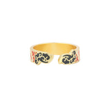 Impression Ring Anime Pattern Unisex