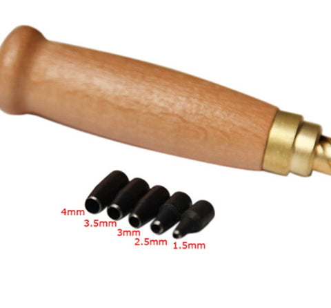 Rotary Punching Punchers Leather Craft Tools 6 pcs/Set