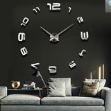 Oversized Acrylic Wall Clock Living Room Modern Art Wall Clock Mirror Clock