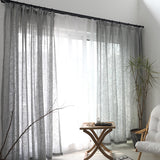 Fashionable cotton and linen curtains