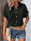 Women's Champray Batwing Sleeve Button Shirt