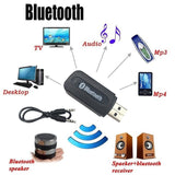 Bluetooth Receiver Dongle Stereo Music Audio Receiver Wireless USB Adapter for Car