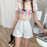 Hong Kong Style Denim Shorts Women's Summer