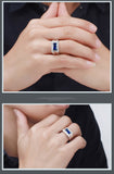 S925 Sterling Silver Jewelry Kyanite Ring Ring