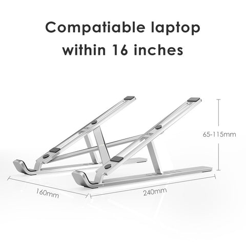 Laptop stand cooling portable adjustable stand - UNBEATABLE STORE