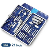 Nail manicure tool kit combo set