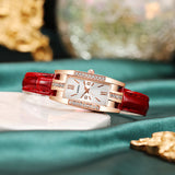 Temperament Pu Belt Diamond British Ladies Watch