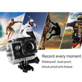 HD High-definition 1080P Action Sports Waterproof  DV Camera