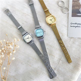 Small And Exquisite Retro Literary Square Temperament Simple Watch