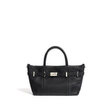 Layer Cowhide Lychee Pattern Handbag Simple Commute All-match Shoulder Messenger Horizontal Birkin Bag