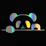 Peeking Panda Automobile Sticker Vinyl Creative Decal Cute Panda Car Accessories