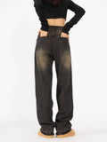 Yellow Mud Jeans Men And Women Loose American Style