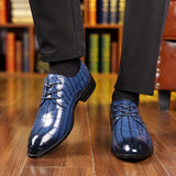 Plus Size Leather Shoes Men's Casual Breathable