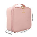 Small Double Layered Makeup Travel Storage Box Makeup Artist