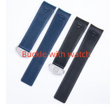 Rubber Silicone Strap Suitable For Tigehao Ya Jing Submersible Waterproof Sports 21 22mm