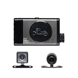 Dual Lens Rainproof HD Motorcycle Driving Recorder