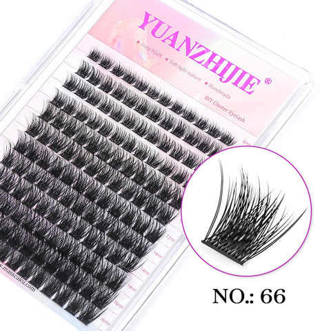 DIY Self-grafting Segmented Eyelashes Thick Natural Light Without Feeling