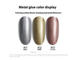 Metalic Glue Japanese Nail Art UV Nail Polish