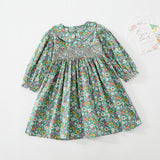 Printed Medium And Small Girls' Dresses