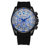 Men's Sports Casual Luminous Waterproof Multifunctional Quartz Watch