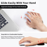 Ergonomic Mouse Wrist Rest Mouse Pads Silicon Gel Non-Slip Streamline Wrist Rest Support Mat Computer Mouse Pad For Office Gaming PC Accessories - UNBEATABLE STORE