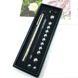 Stress Reducer Relief Toys Gift Box funny black golden kits Fidget magnetic polar pen with stylus ball pen - UNBEATABLE STORE