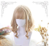 Lolita wig short hair Roman roll Lolita wig curly hair