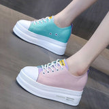 Height Increase All-match White Shoes Autumn Thick-soled Inner Height Shoes