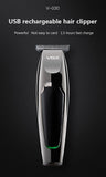 V30 Professional Waterproof Hair TrimmerDisplay Men's Hair Clipper Grooming Low Noise Clipper Titanium Ceramic Blade Adult Razor