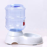 Cats Dogs Automatic Pet Feeder Drinking Water Fountains Large Capacity Plastic Pets Dog Food Bowl Water Dispenser