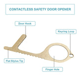 EDC door opener antibacterial door opener with LOGO - UNBEATABLE STORE