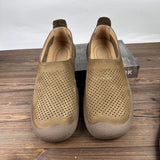 Hollow Out Leather Men's Shoes Breathable Soft Bottom Casual Shoes